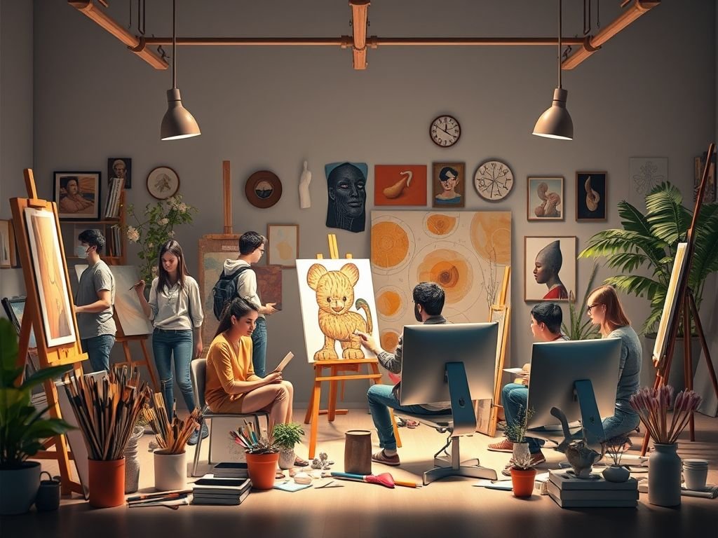 Como e sobre Cursos de artes