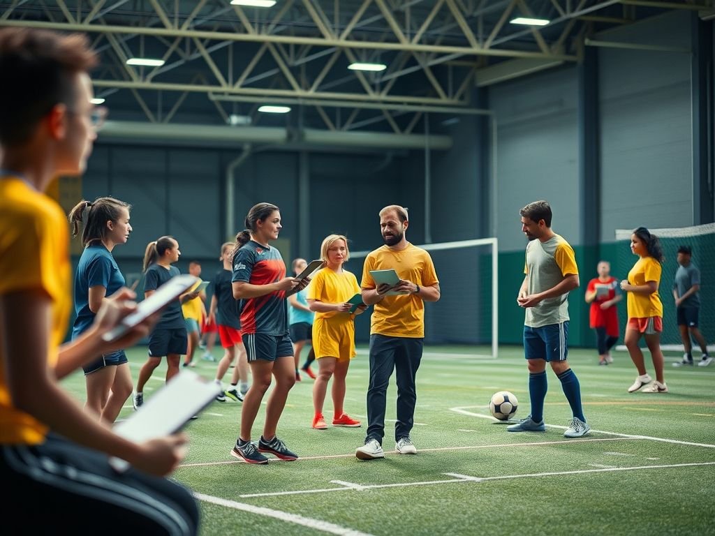 Como e sobre Cursos de esportes