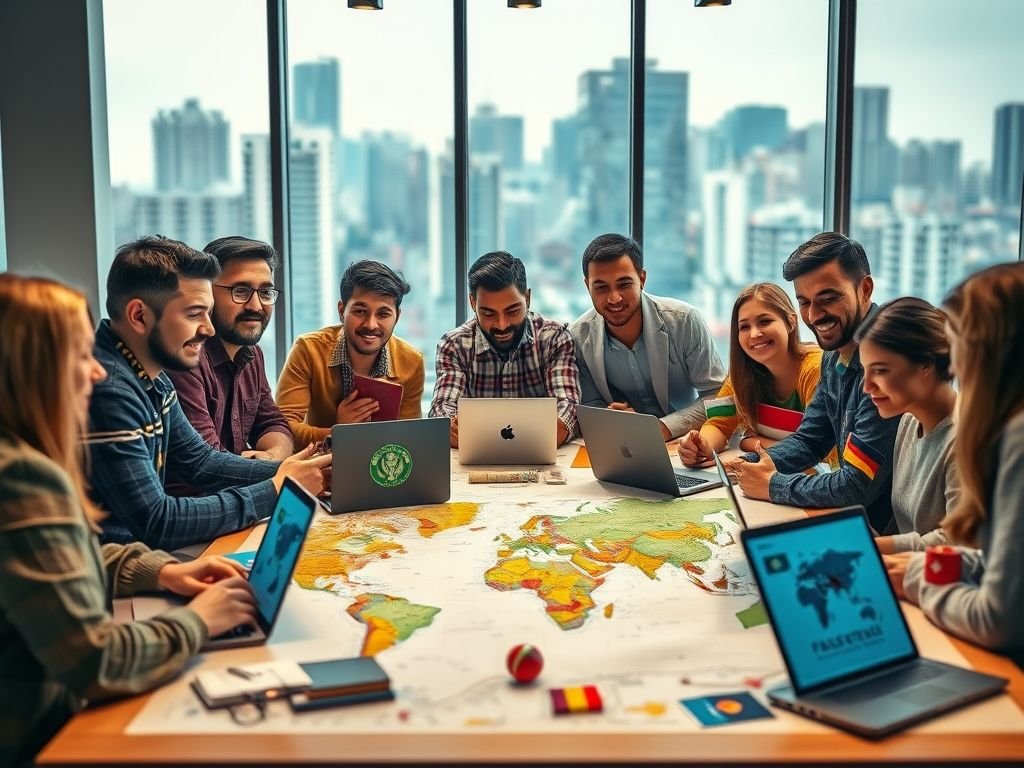Como e sobre Experiência internacional