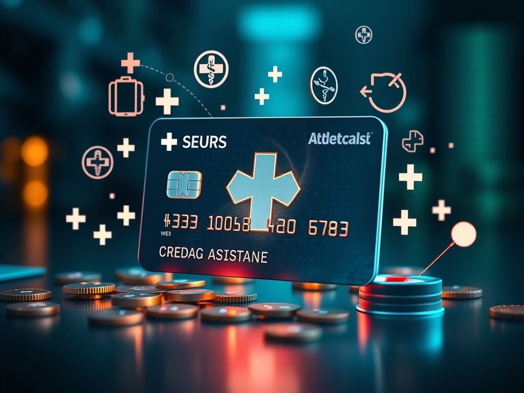 Cartão de crédito com assistência médica