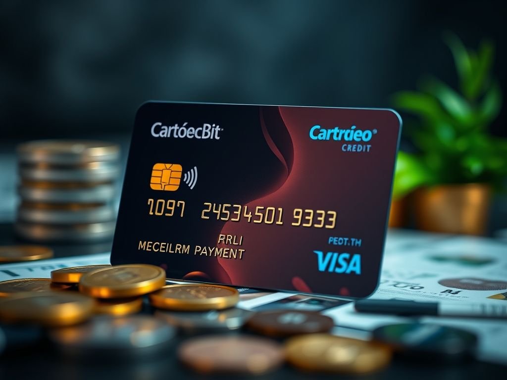 Cartão de crédito com pagamento parcelado